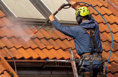 Démoussage et hydrofuge de toiture à Bioule